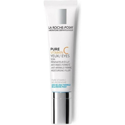La Roche Posay Redermic C Αντιγηραντική & Συσφικτική Κρέμα Ματιών κατά των Μαύρων Κύκλων με Υαλουρονικό Οξύ & Βιταμίνη C 15ml